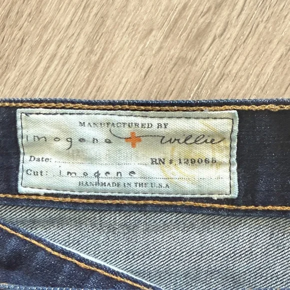 Imogene + Willie Women’s Dark Blue Jeans Imogene style, size 30 - Picture 4 of 9